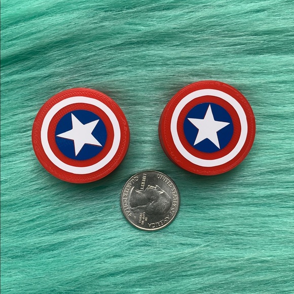 Captain America Straw Topper - Picture 2 of 4